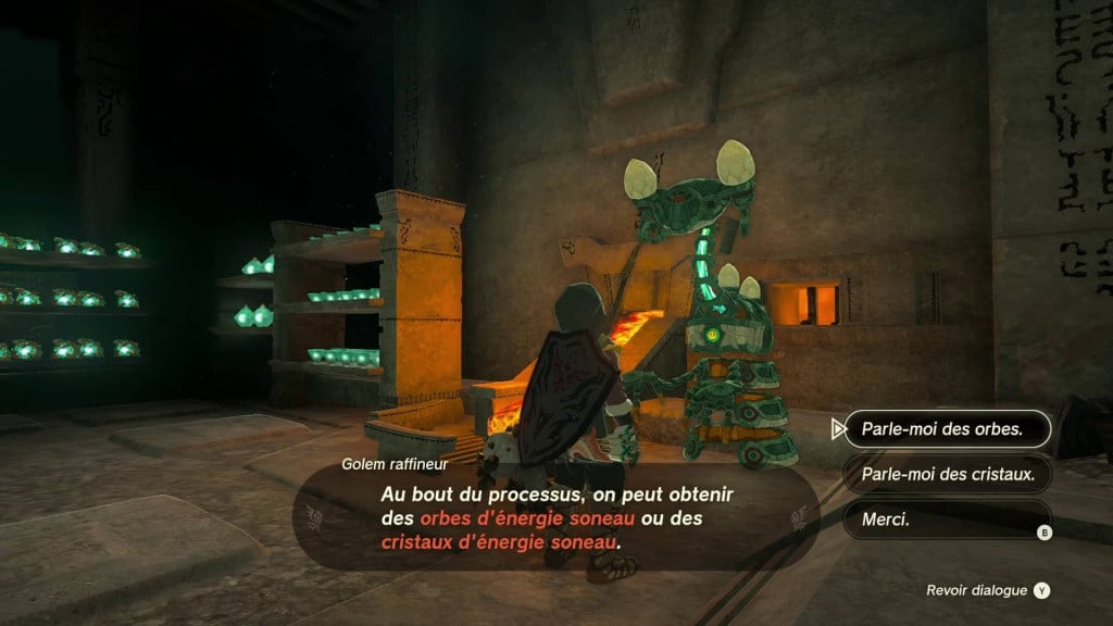 Golem raffineur Zelda Tears of the Kingdom : Où les trouver pour échanger du sonium