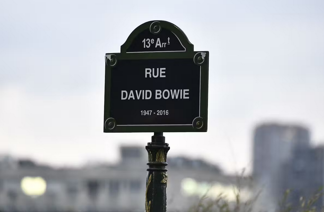 Rue David Bowie à Paris – Actu du 10/01/2024