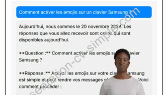 Activation simple et rapide des emojis sur un clavier Samsung