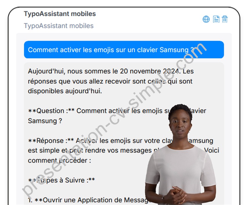 Activation simple et rapide des emojis sur un clavier Samsung