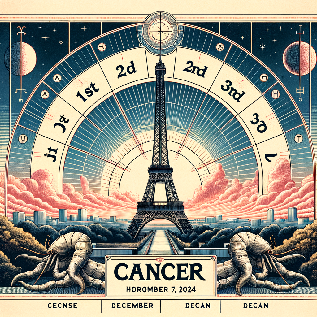 Horoscope du Cancer pour le 7 décembre 2024 - 1er, 2 ème, 3 ème décan