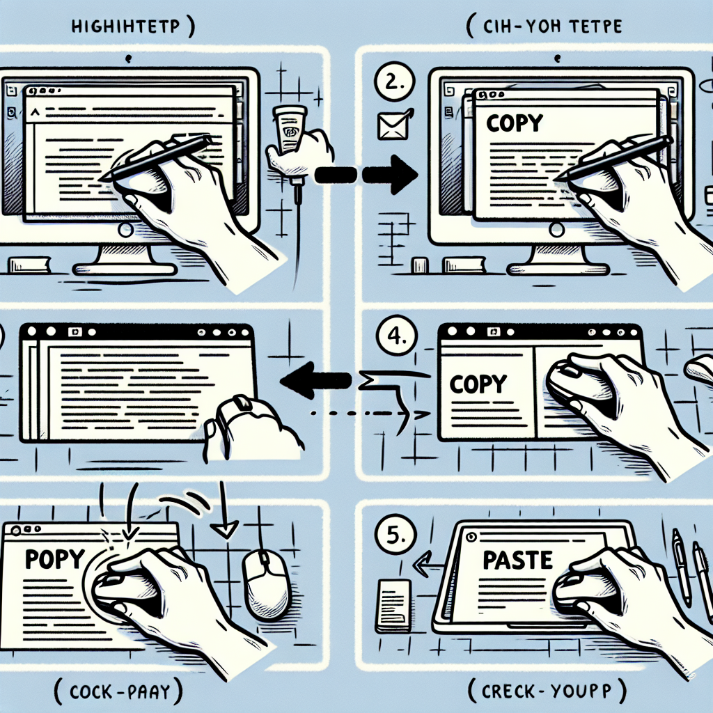 Comment faire un copier-coller sur un ordinateur