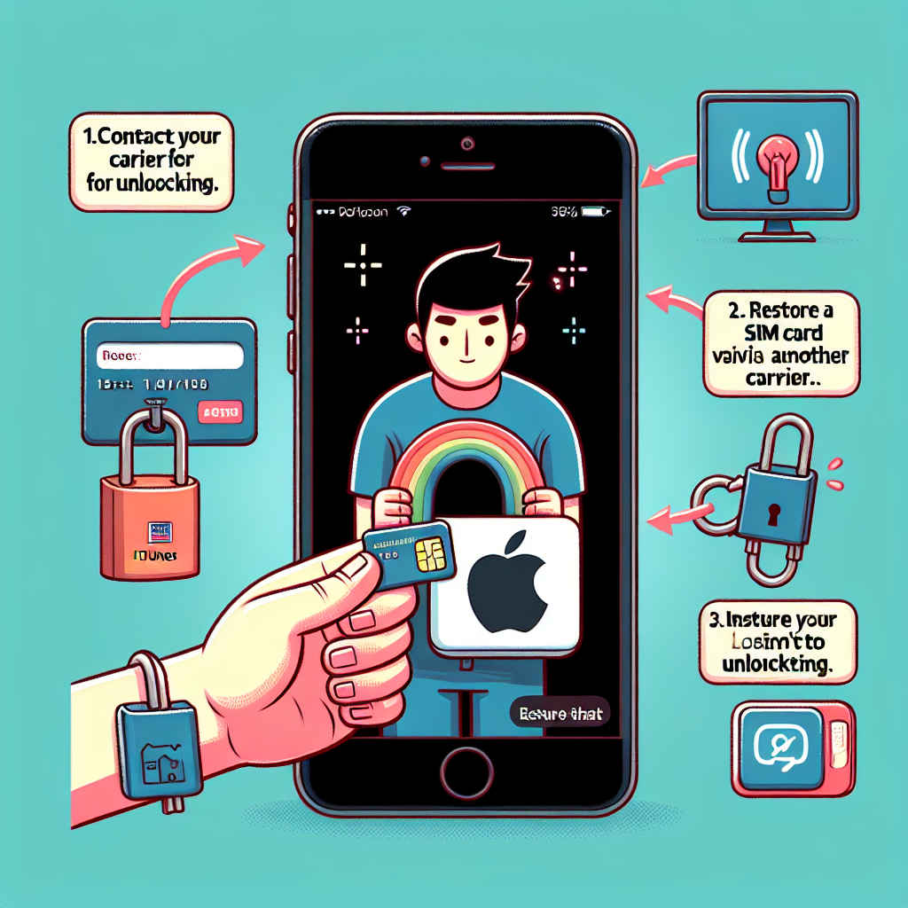 Débloquer un iPhone: Pour un iPhone, le déblocage peut s\'effectuer comme suit : 1. Contactez votre opérateur pour obtenir le déblocage. 2. Restaurez votre iPhone via iTunes après avoir reçu la confirmation. 3. Insérez une carte SIM d\'un autre opérateur et activez votre téléphone. Assurez-vous que votre iPhone n\'est pas bloqué sur iCloud, car cela pourrait rendre le déblocage difficile.