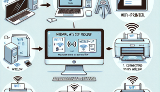 Illustration: Comment connecter une imprimante en wifi