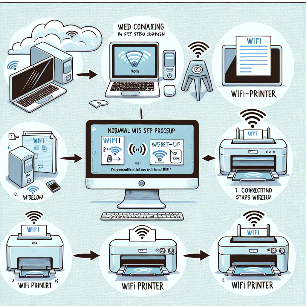 Illustration: Comment connecter une imprimante en wifi