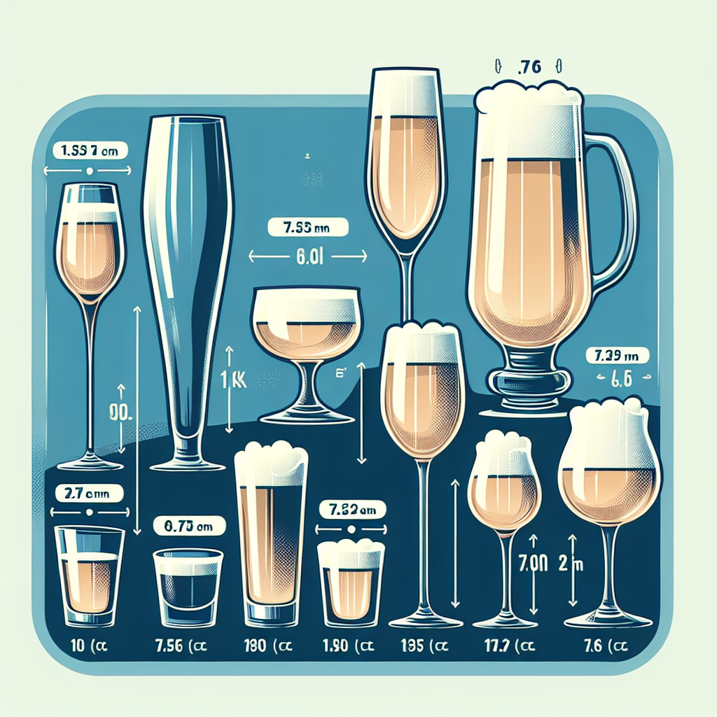 illustration: Quelle est la contenance des verres