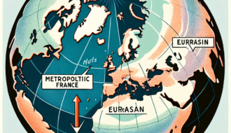 Illustration: sur quelle plaque tectonique se trouve la France Métropolitaine