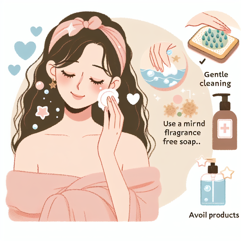 Illustration: Une bonne hygiène est primordiale pour prévenir et traiter les boutons. Suivez ces conseils : Nettoyage doux : Utilisez un savon doux et sans parfum pour le nettoyage quotidien. Séchage : prévoyez de bien sécher la zone après la douche, en évitant les frottements. Évitez les produits agressifs : Évitez les gels douche ou les lotions contenant des produits chimiques irritants.