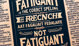 Orthographe: \"fatiguant\" ou \"fatigant\": quelle est la bonne orthographe