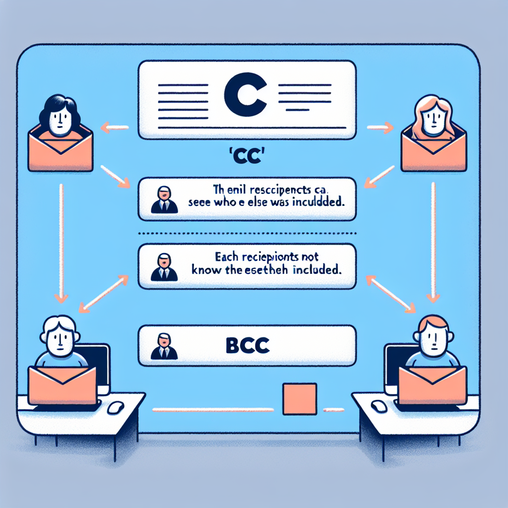 Quelle est la différence CC et CCI dans émail