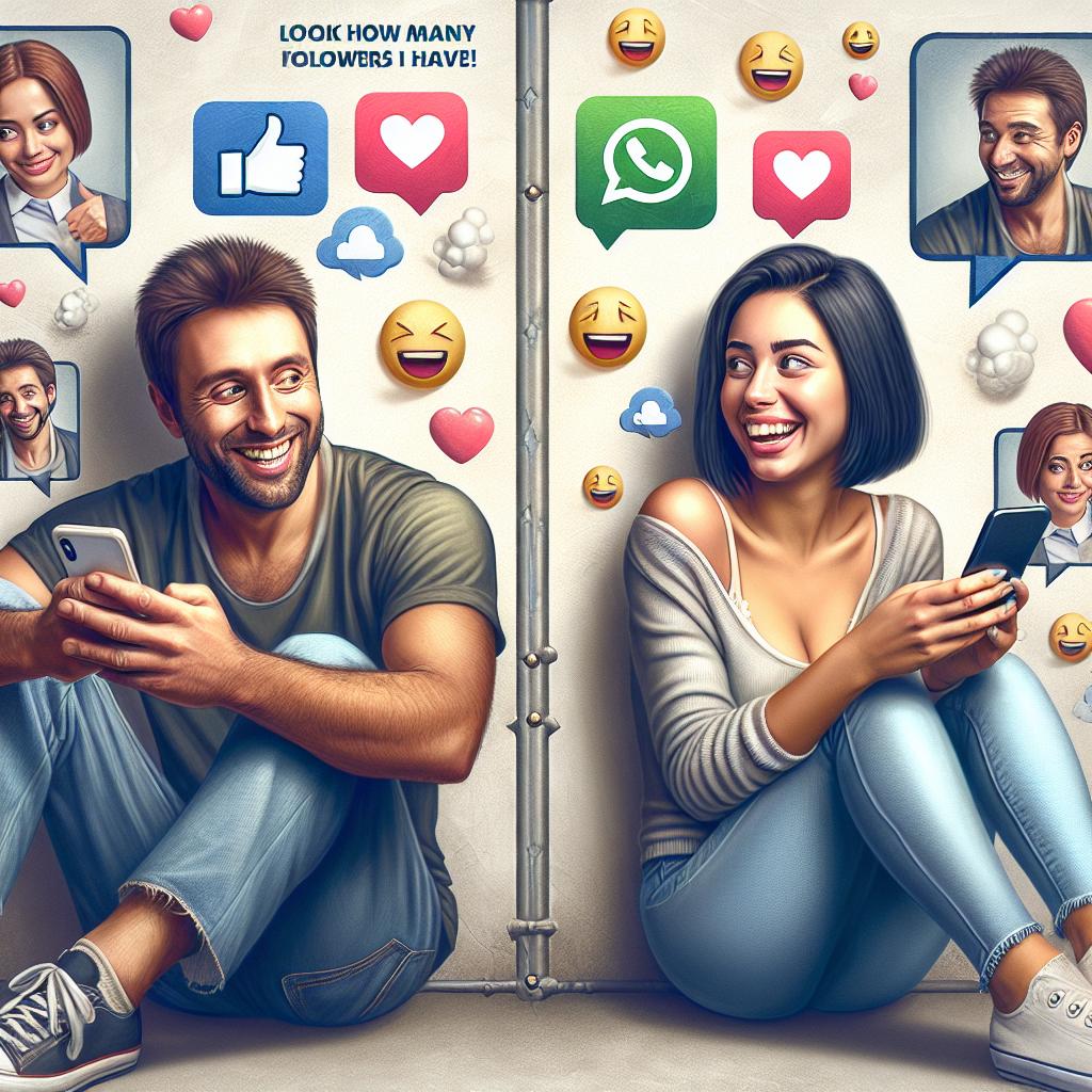 Connectivité et lien social: Facebook vs WhatsApp